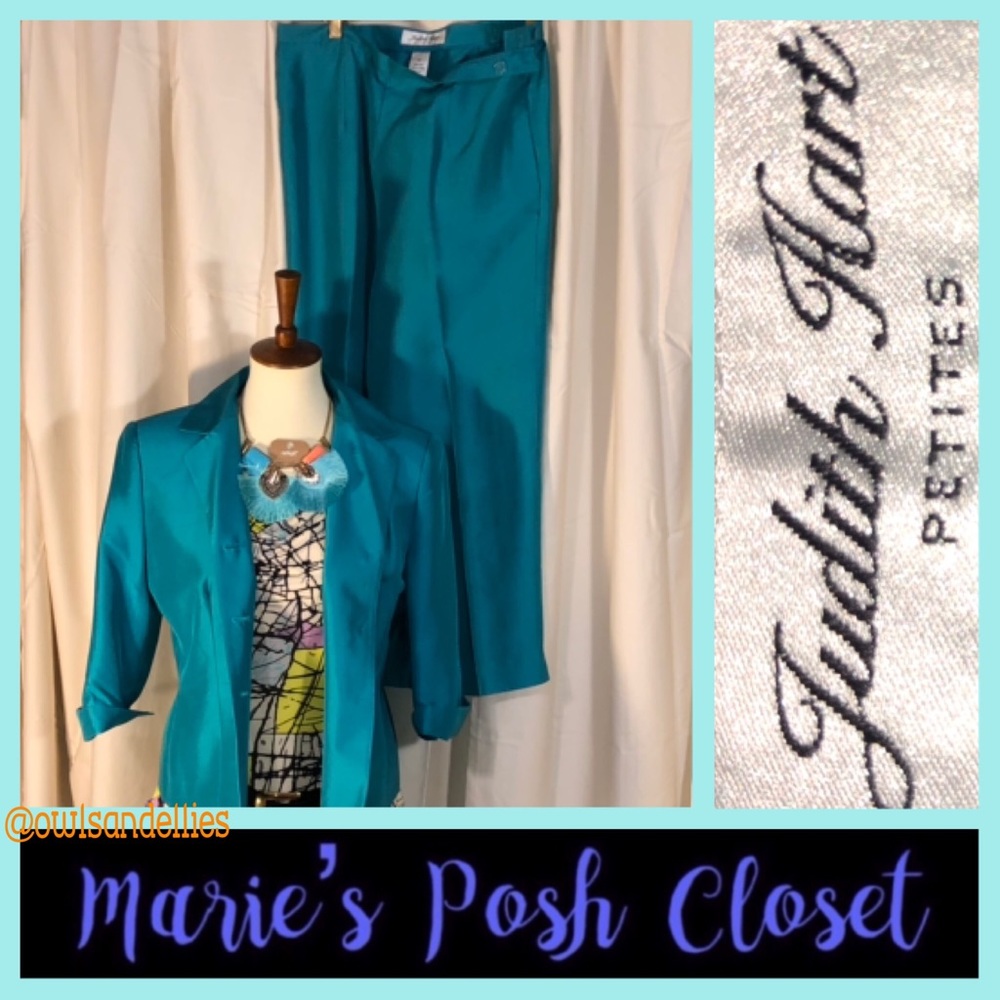 💯% Silk Capris Pantsuit